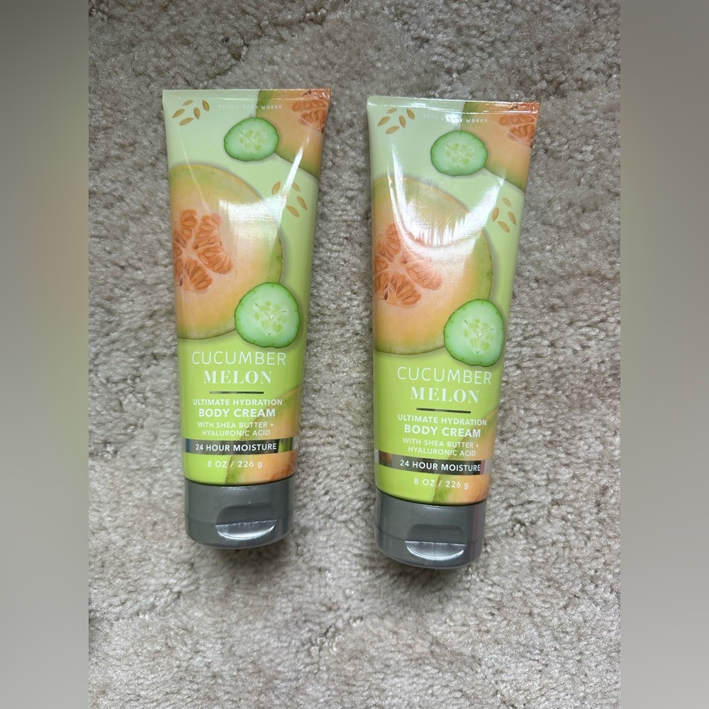 2 Cucumber Melon Bath and Body Works Lotions